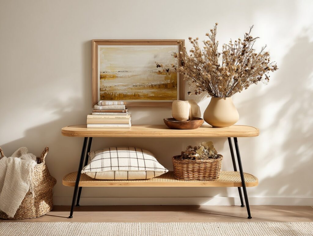 Minimalist Warmth with Natural Textures

