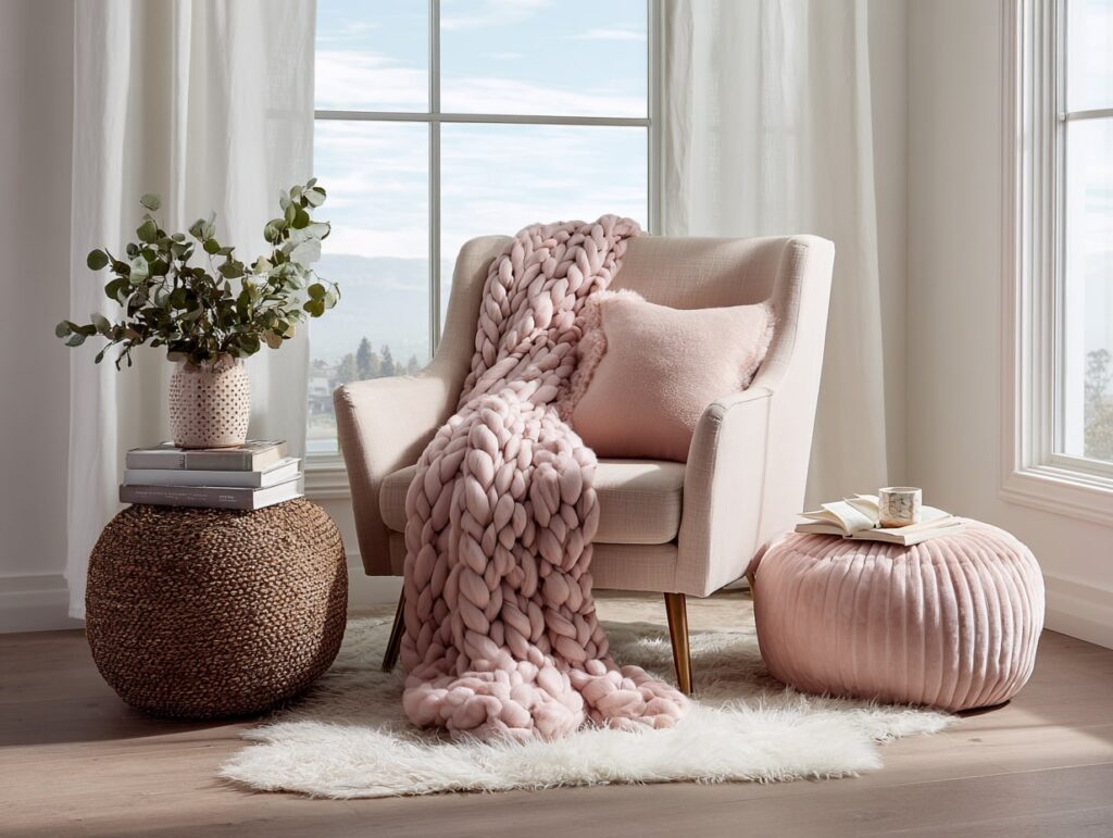 Soft and Serene Reading Corner