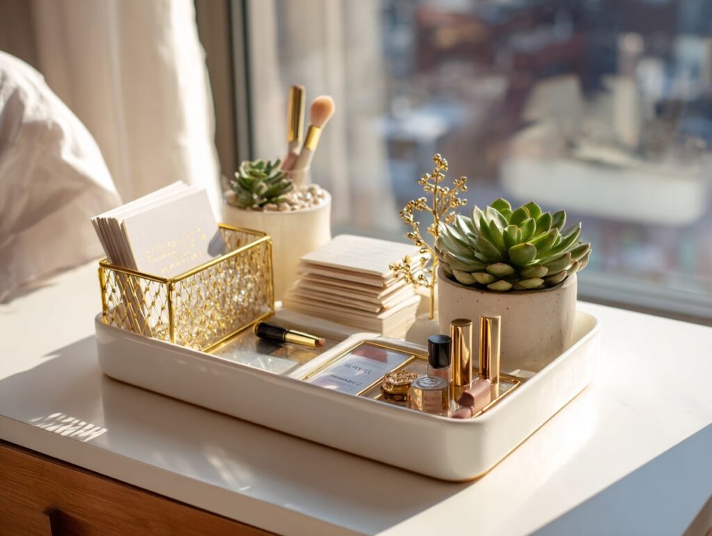 Chic Organization with a Touch of Green