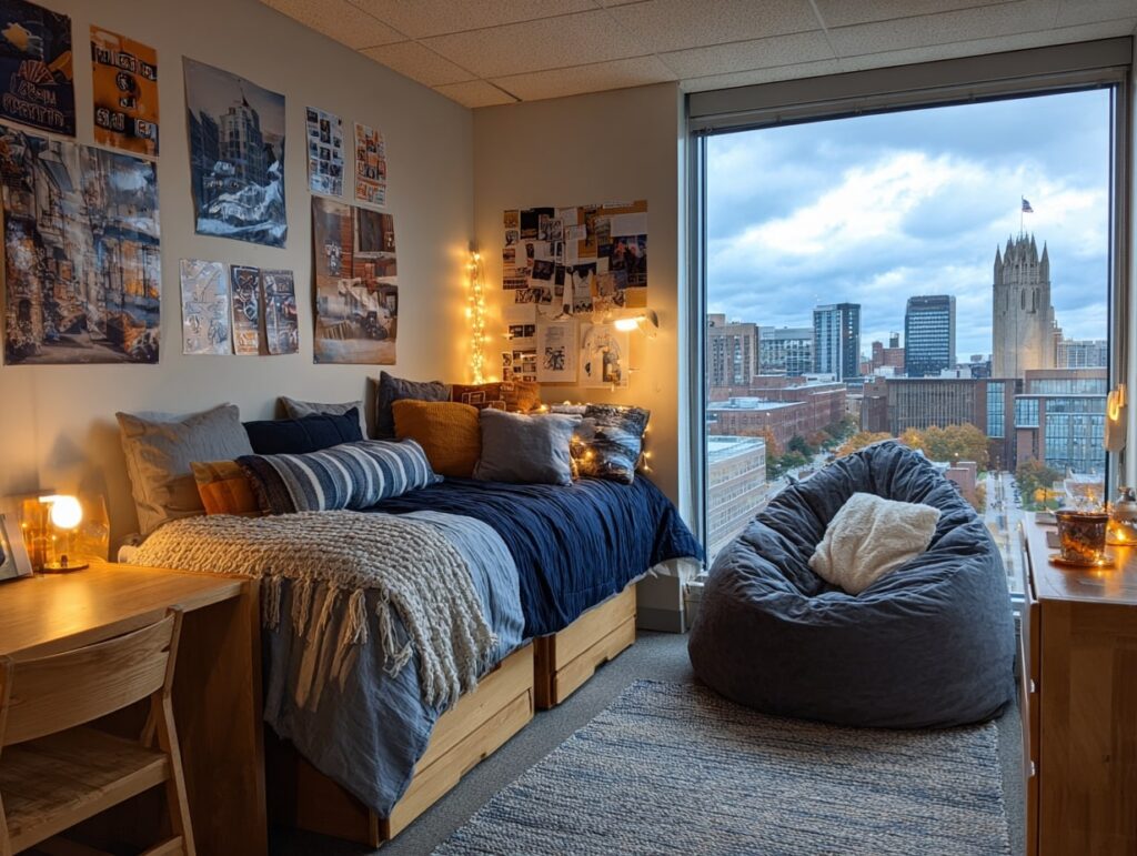 City Views with Cozy Layers

