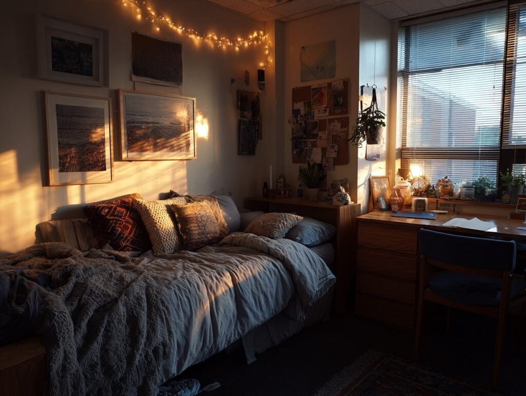 Golden Hour Glow with Cozy Layers

