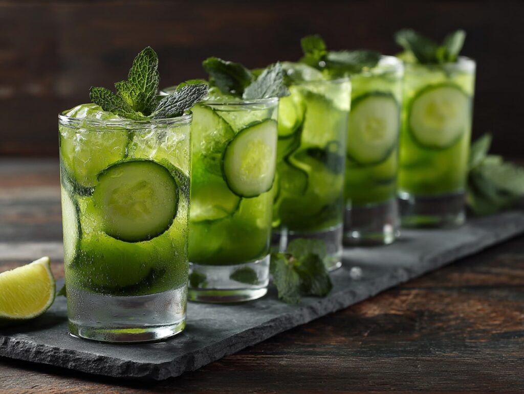 Refreshing Cucumber Mint Coolers

