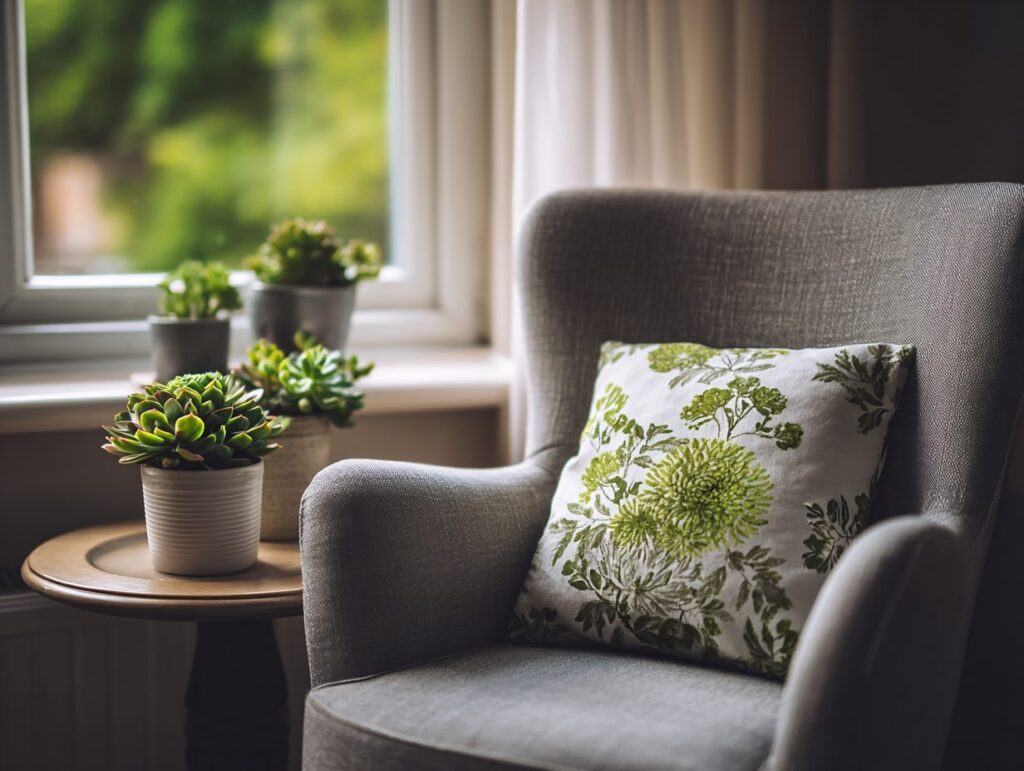 Nature-Inspired Reading Nook

