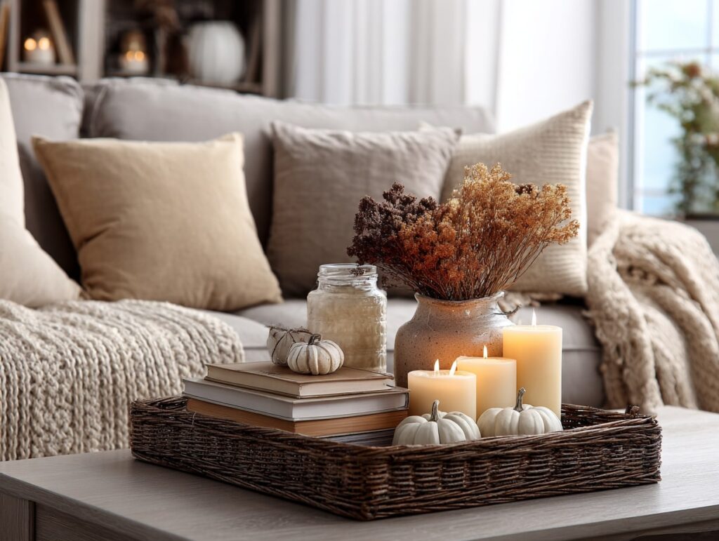 Neutral Tones with Cozy Autumn Accents

