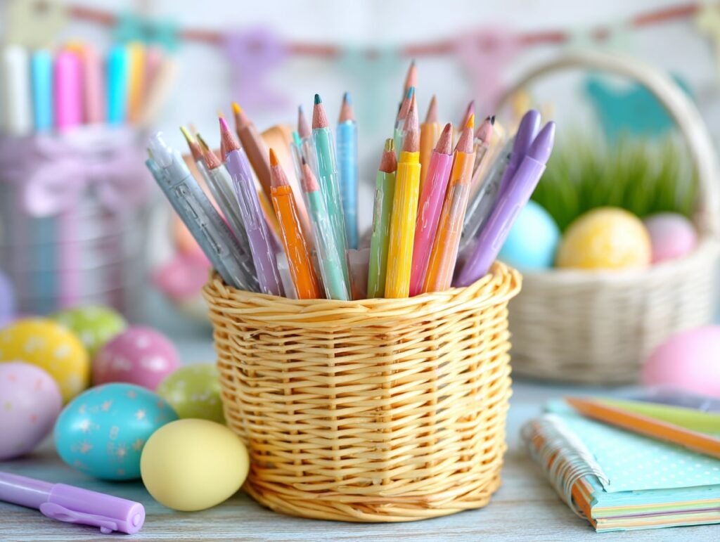 Creative Easter Art Basket

