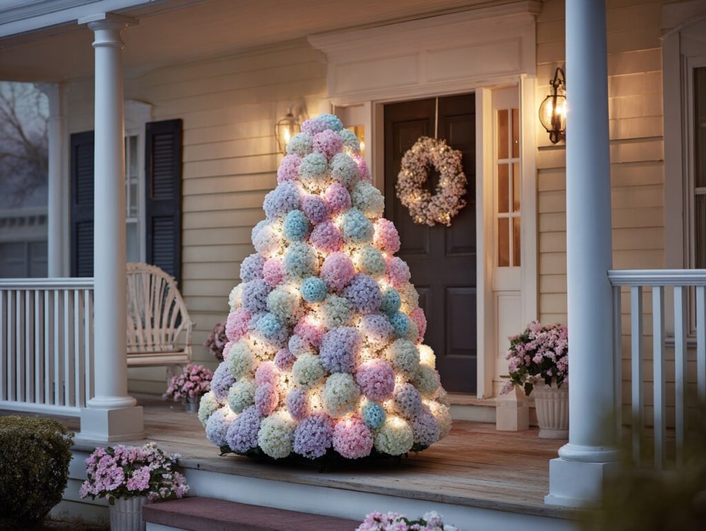 Pastel Bloom Easter Tree with Gentle Lights

