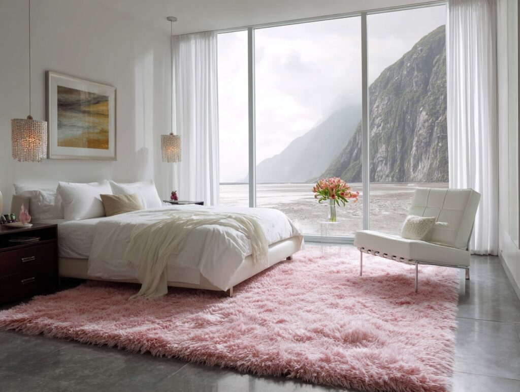 Coastal Pink Serenity Bedroom