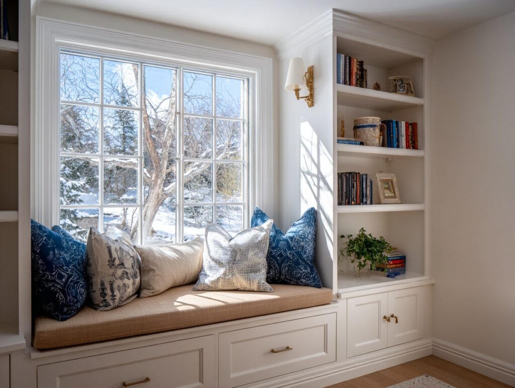 Window Seat with Built-In Charm

