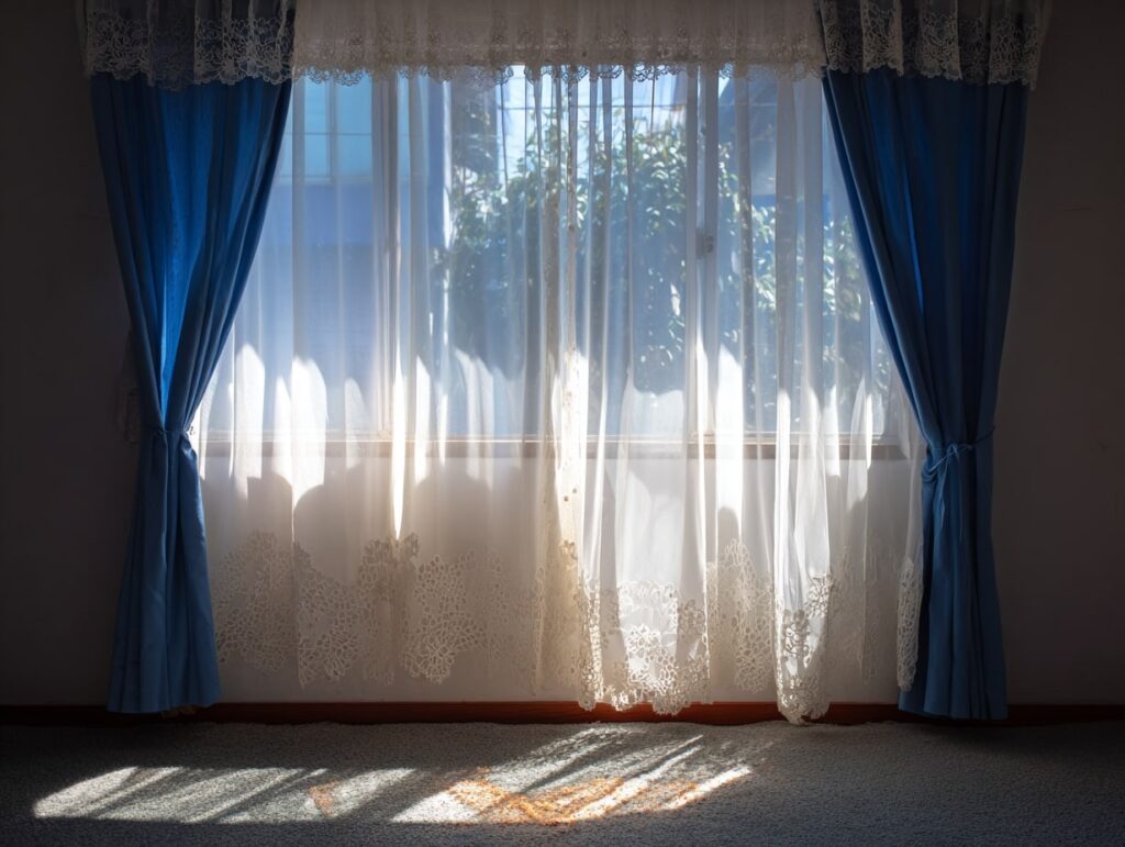 Layered Curtains for Soft Light