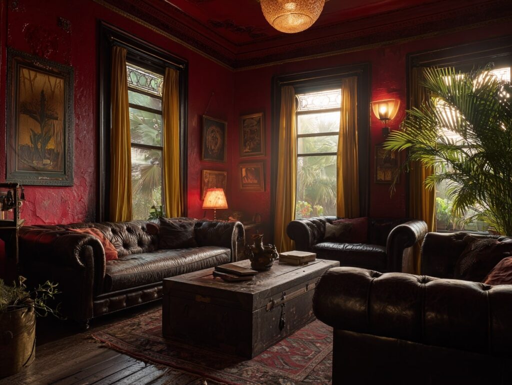 Victorian Charm with Rich, Dramatic Tones