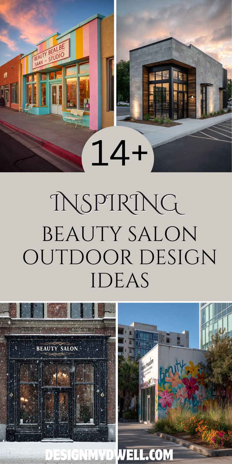 14+ Inspiring Beauty Salon Outdoor Design Ideas