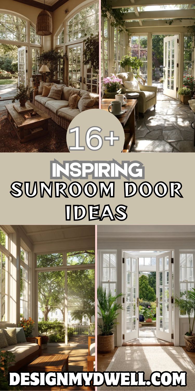 16+ Inspiring Sunroom Door Ideas for Every Home