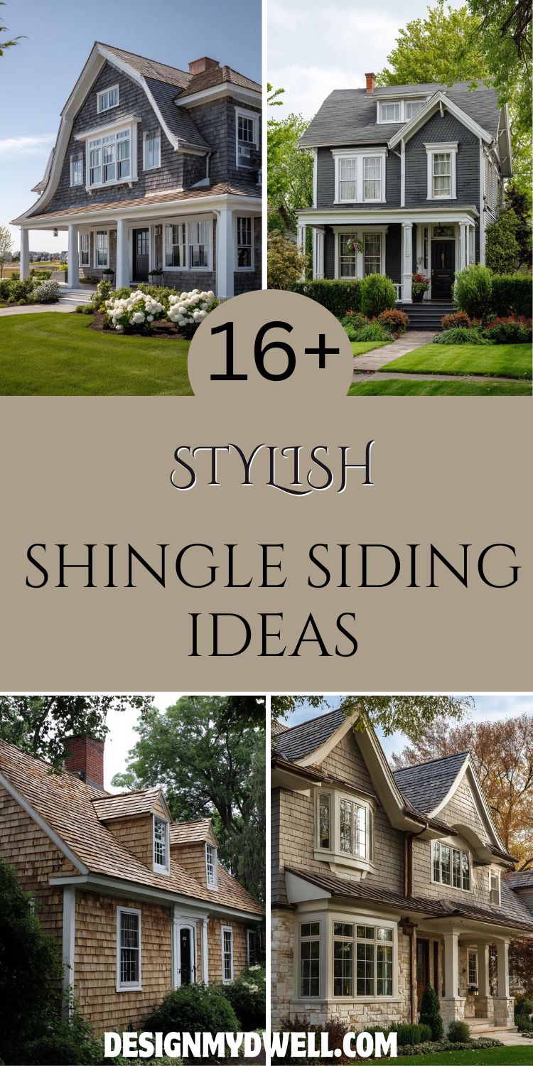 16+ Stylish Shingle Siding Ideas for Your Home