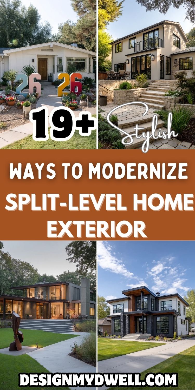 19+ Stylish Ways to Modernize a Split-Level Home Exterior