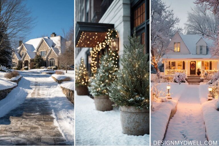 8+ Cozy Winter Curb Appeal Ideas for Your Home