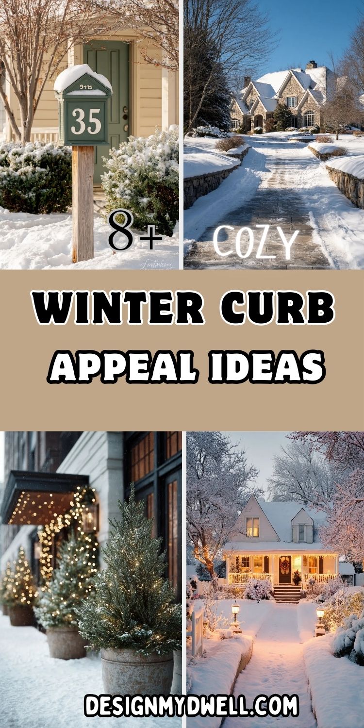8+ Cozy Winter Curb Appeal Ideas for Your Home